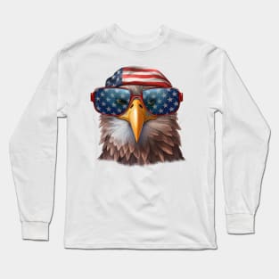 Biker Eagle Long Sleeve T-Shirt